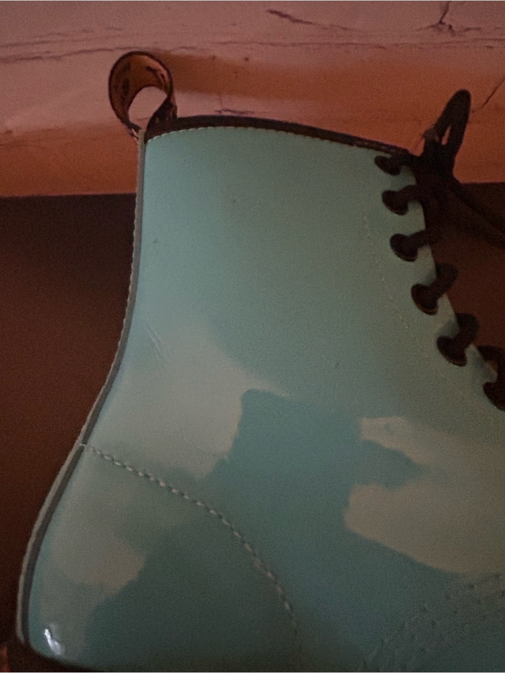 Dr. Martens 1460 PATENT LEATHER LACE UP BOOTS women’s size 6 - Picture 7 of 12